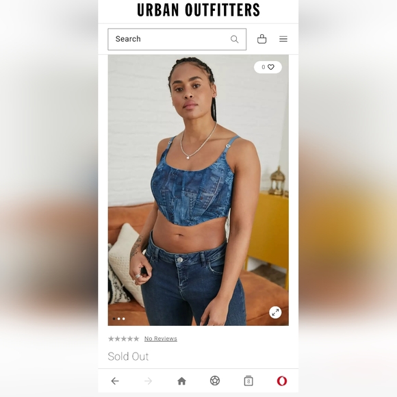 NWoT Size M Urban Outfitters stretch corset "Margot" bustier, 2023 collection - Picture 2 of 16